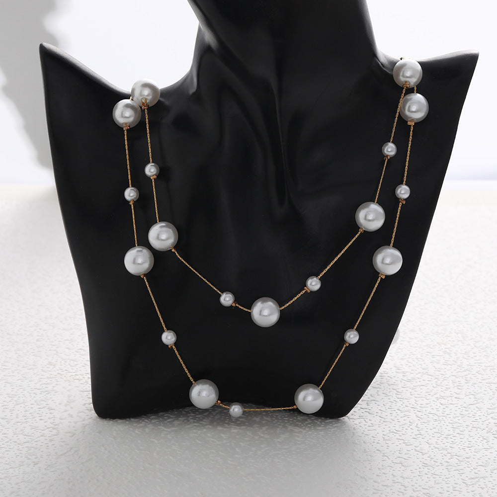 Delicate Artisan Pearl Necklace