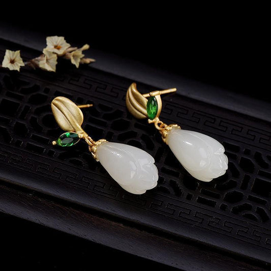 Vintage Handmade Gold Earring