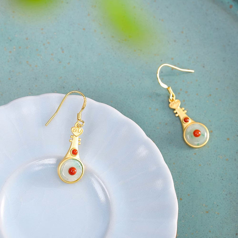 Vintage Handmade Gold Earring