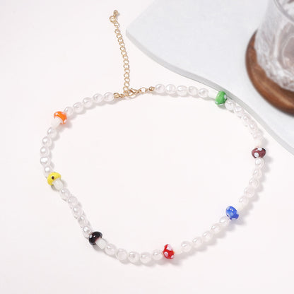 Vintage Handmade Pearl Necklace