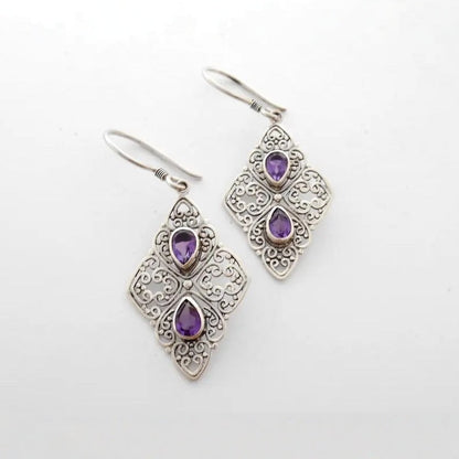 Delicate Artisan Silver Earring