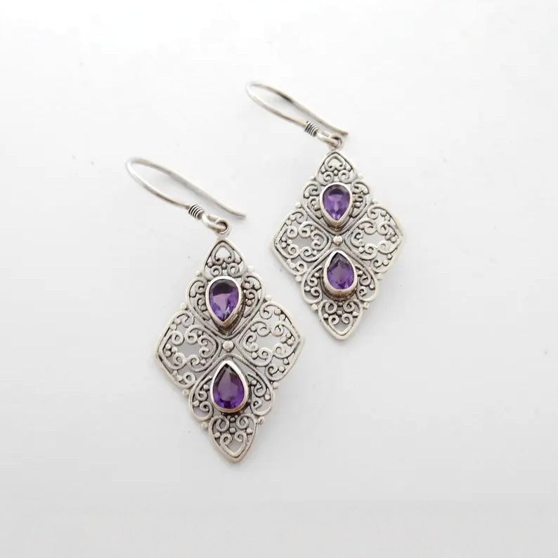 Delicate Artisan Silver Earring