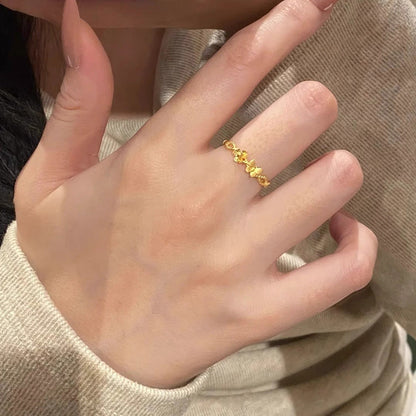 Romantic Gold Ring for Special Moments