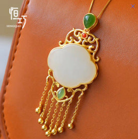 Vintage Handmade Gold Necklace