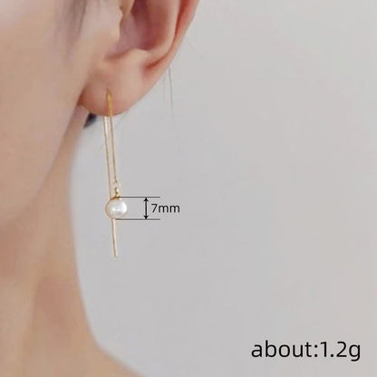 Delicate Artisan Pearl Earring