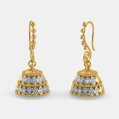 Stunning Gold Earring for Daily Wear