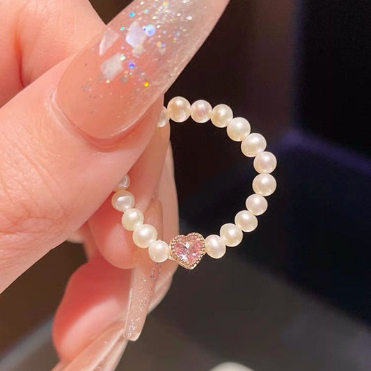 Delicate Artisan Pearl Ring