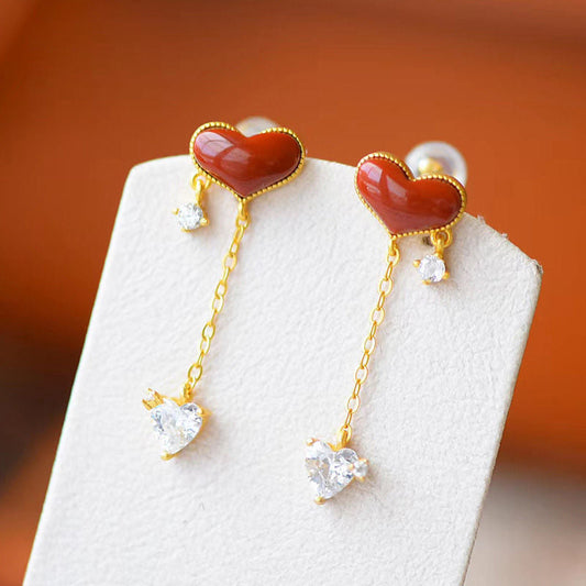 Vintage Handmade Gold Earring