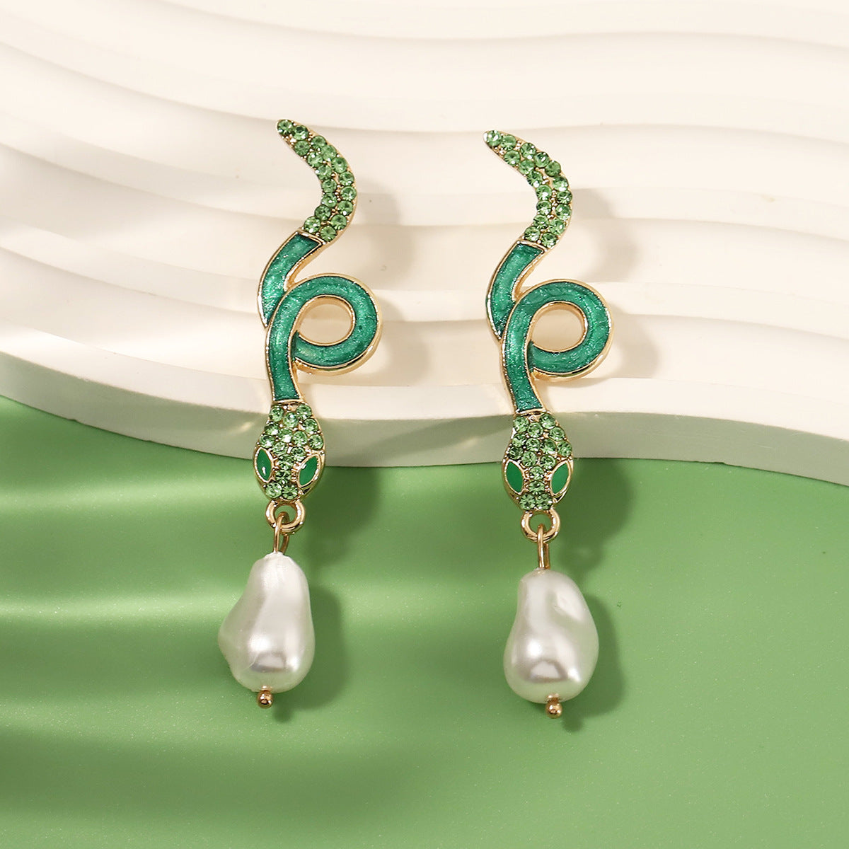 Delicate Artisan Pearl Earring