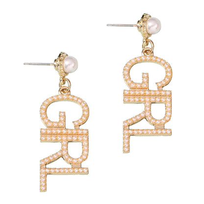 Delicate Artisan Pearl Earring