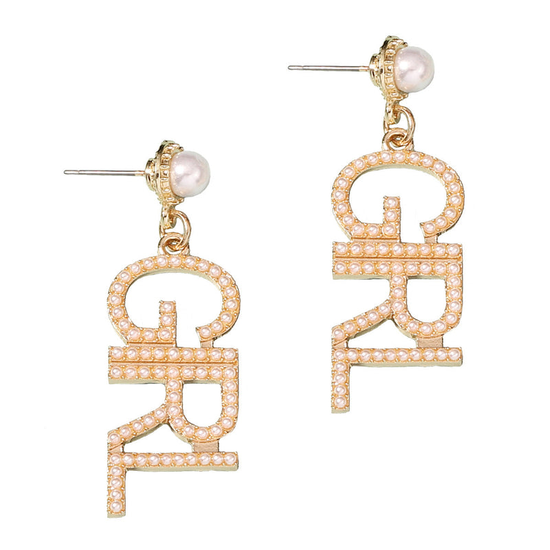 Delicate Artisan Pearl Earring