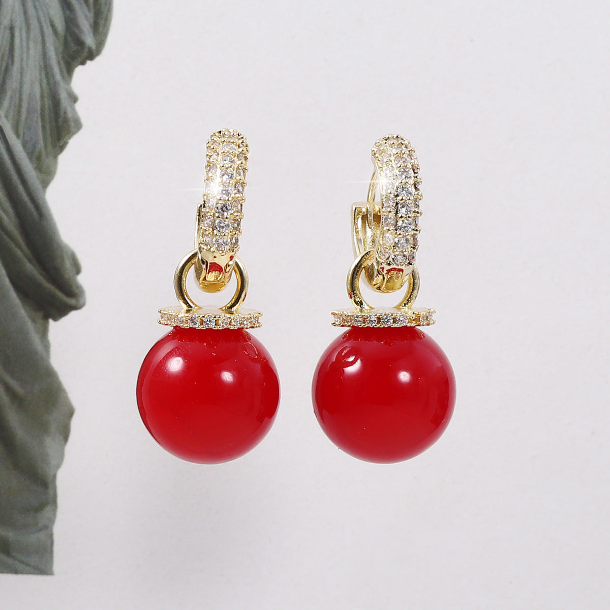 Delicate Artisan Pearl Earring