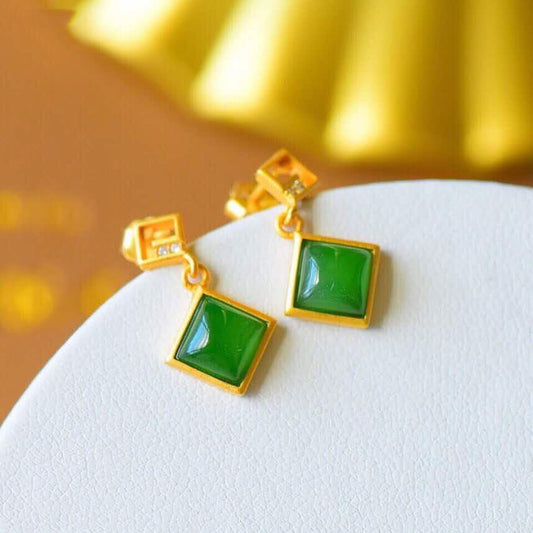 Vintage Handmade Gold Earring