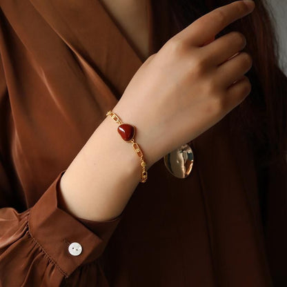 Vintage Handmade Gold Bracelet