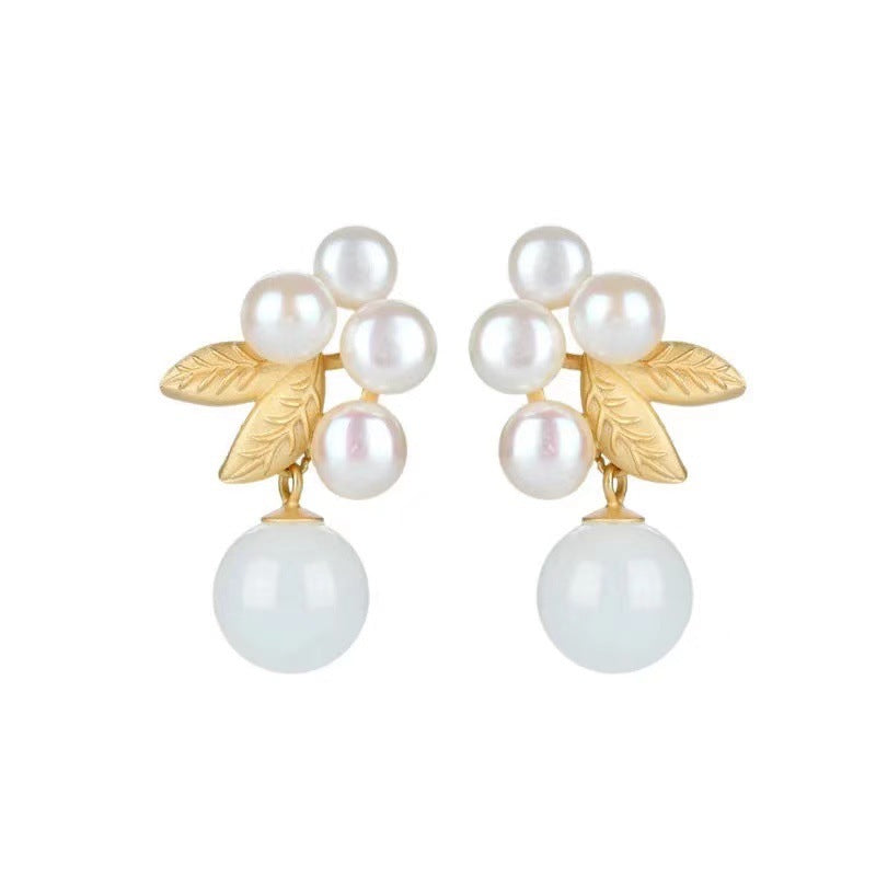 Delicate Artisan Gold Earring
