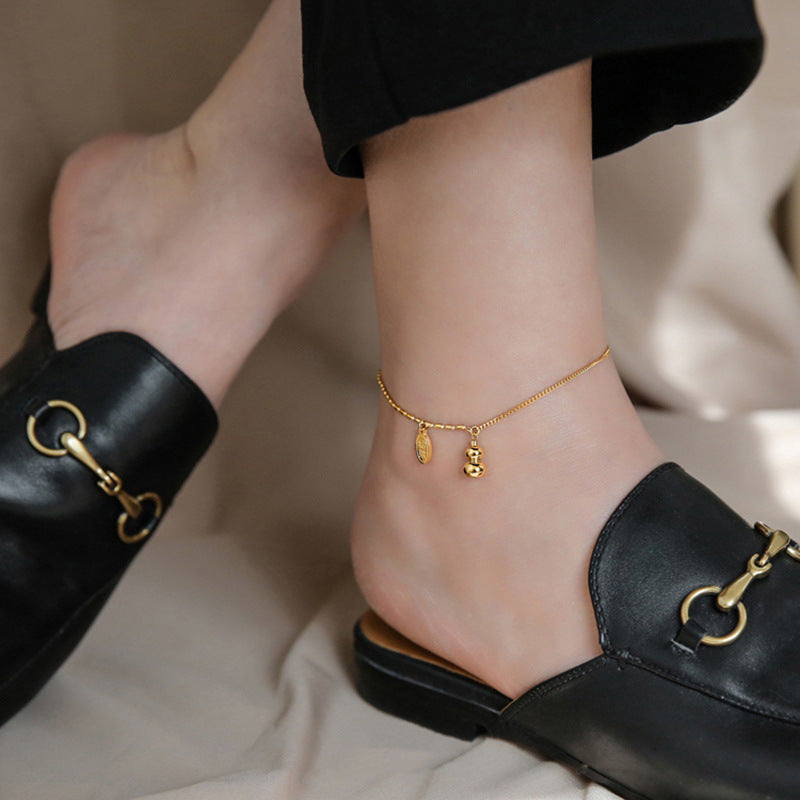 Beautiful Gold Anklet with Unique Style