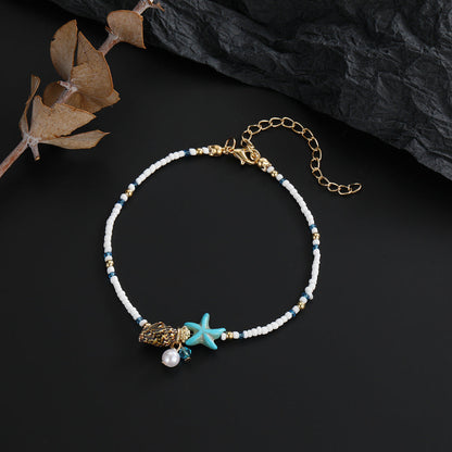 Beautiful Pearl Anklet with Unique Style
