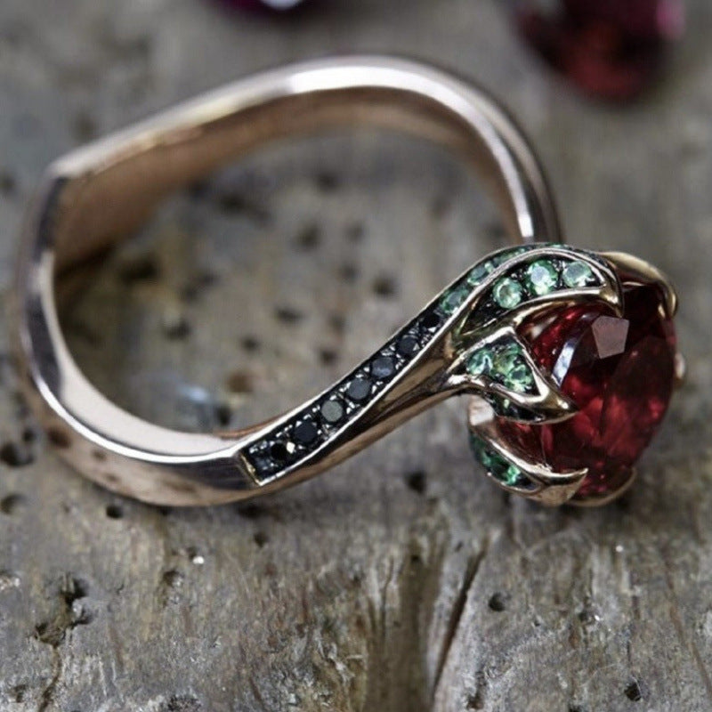 Delicate Artisan Gold Ring
