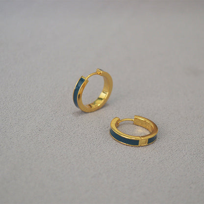 Vintage Handmade Gold Earring