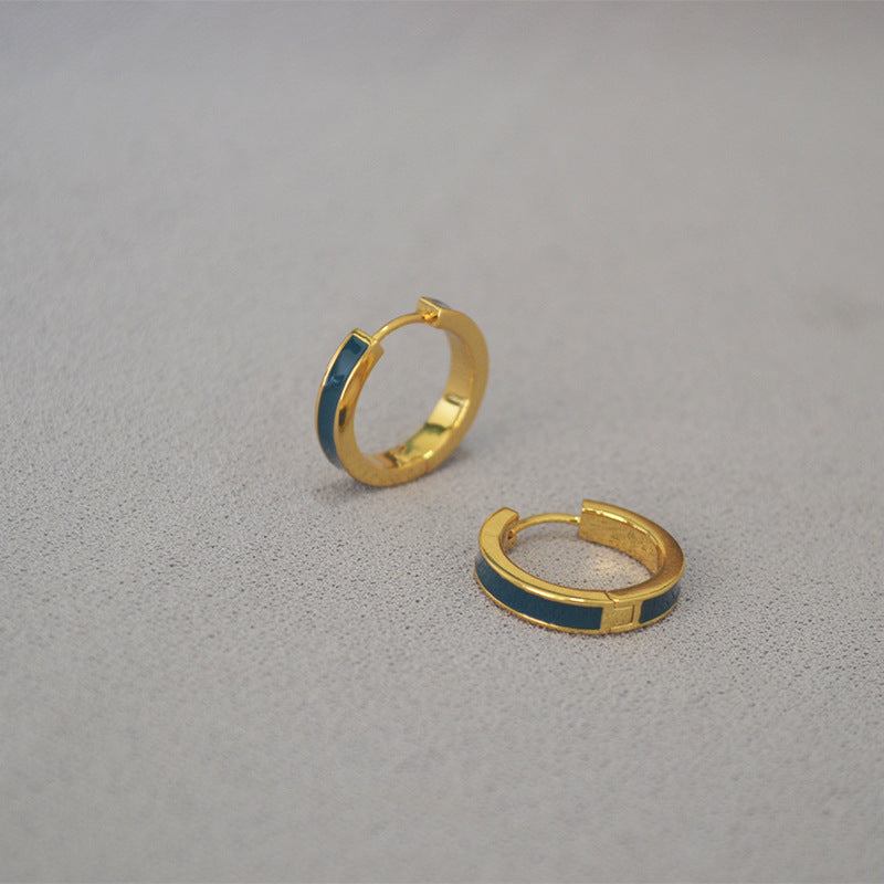Vintage Handmade Gold Earring