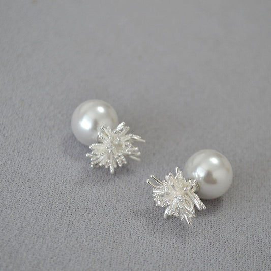 Vintage Handmade Silver Earring