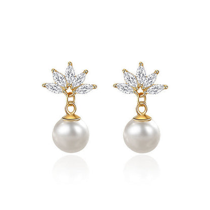 Delicate Artisan Pearl Earring