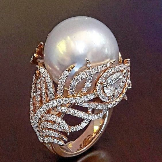 Vintage Handmade Pearl Ring