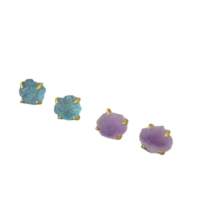 Vintage Handmade Gold Earring