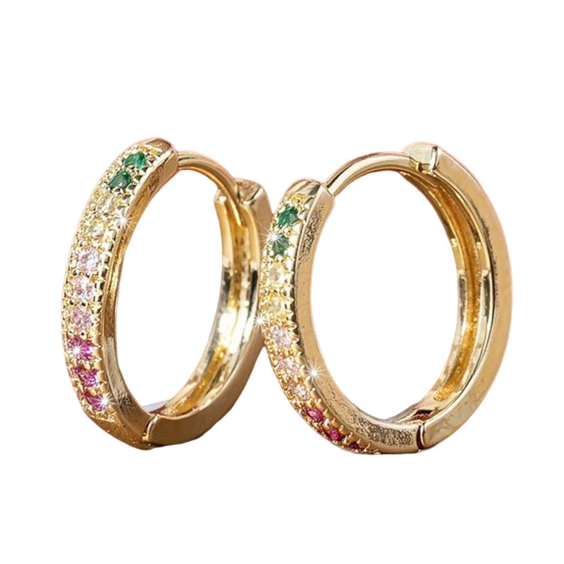Delicate Artisan Gold Earring