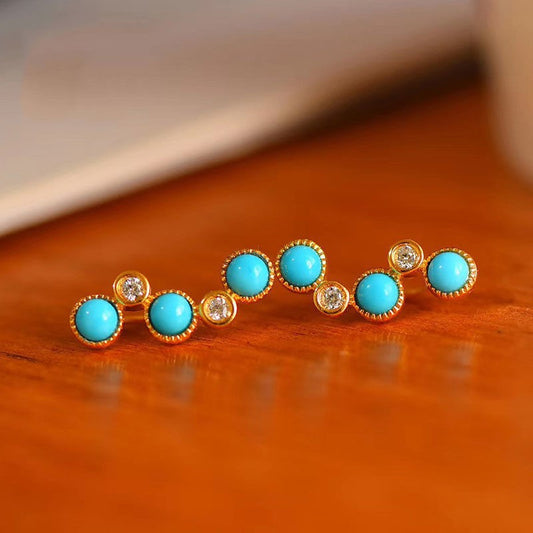 Vintage Handmade Silver Earring