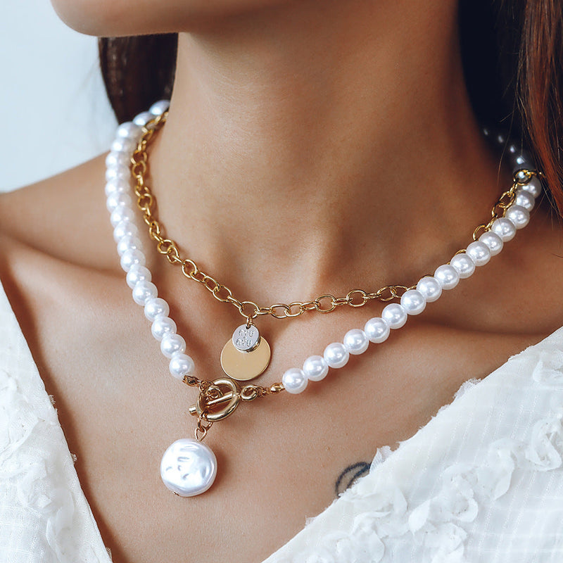 Delicate Artisan Pearl Necklace