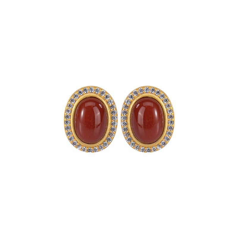 Delicate Artisan Gold Earring