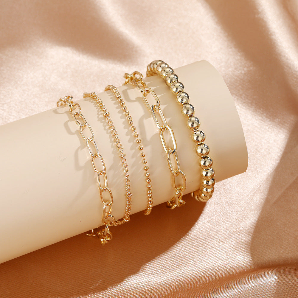 Delicate Artisan Gold Bracelet