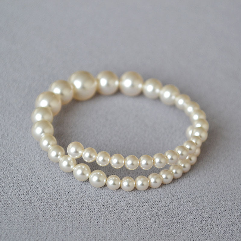 Delicate Artisan Pearl Bracelet