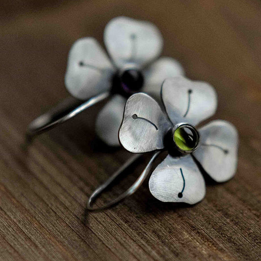 Delicate Artisan Gold Earring