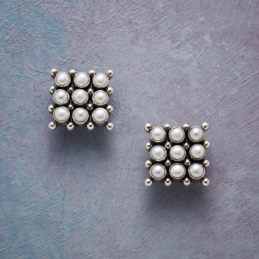 Vintage Handmade Silver Earring
