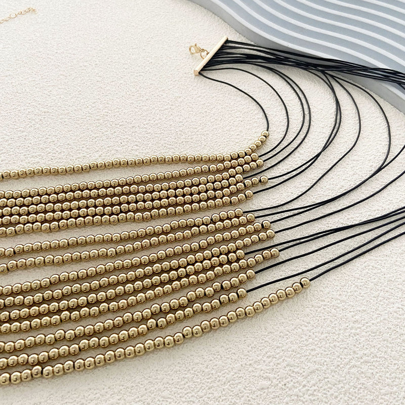 Delicate Artisan Gold Necklace