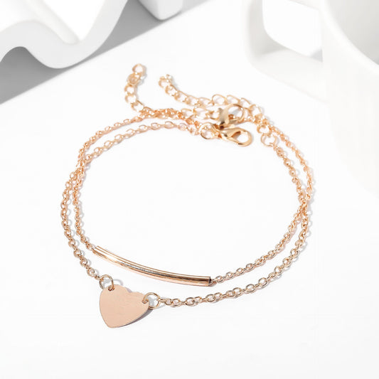Romantic Gold Anklet for Special Moments