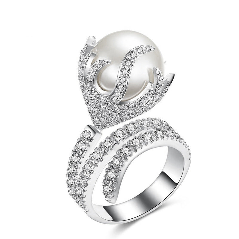 Vintage Handmade Pearl Ring