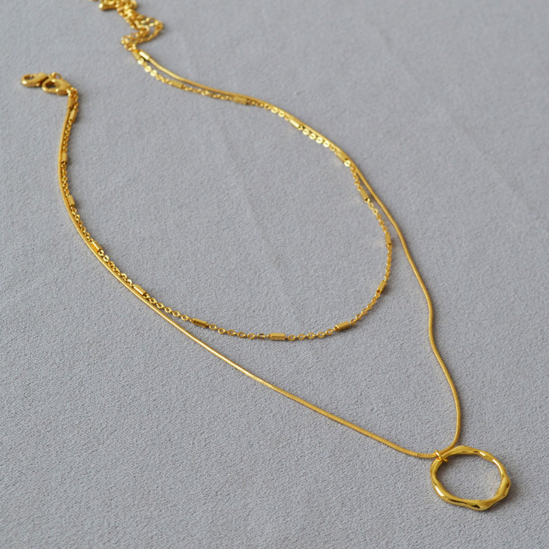 Beautiful Gold Necklace with Unique Style