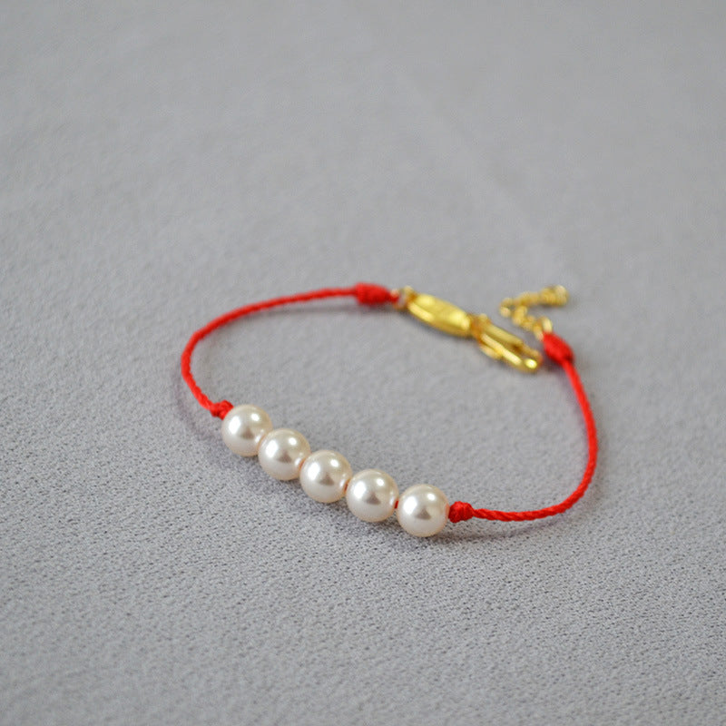Vintage Handmade Pearl Bracelet