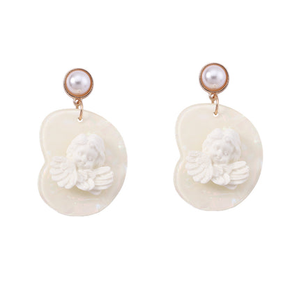 Delicate Artisan Pearl Earring