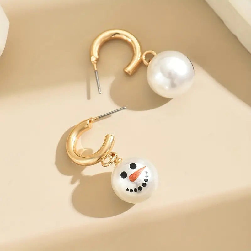 Delicate Artisan Pearl Earring