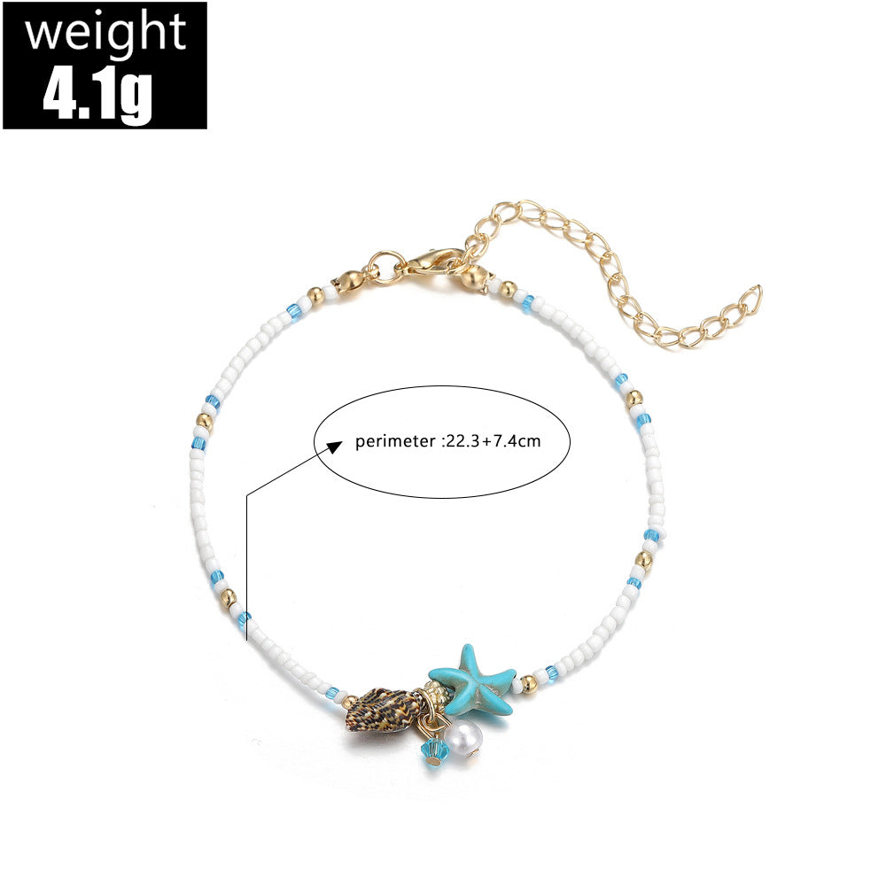Beautiful Pearl Anklet with Unique Style