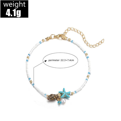 Beautiful Pearl Anklet with Unique Style