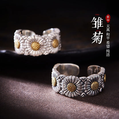 Beautiful Silver Ring with Unique Style