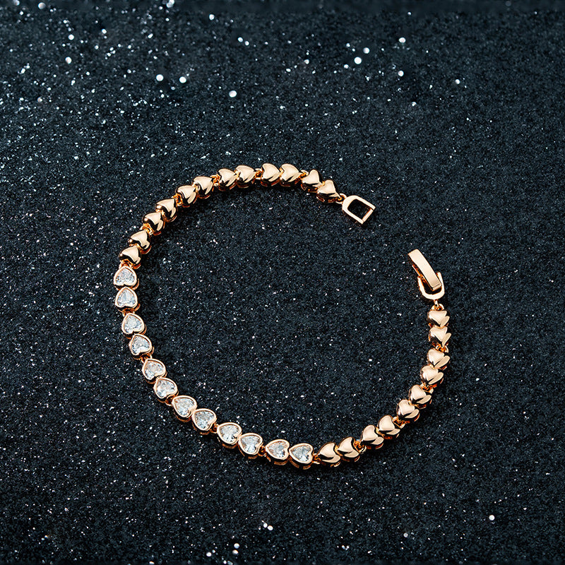 Romantic Gold Bracelet for Special Moments