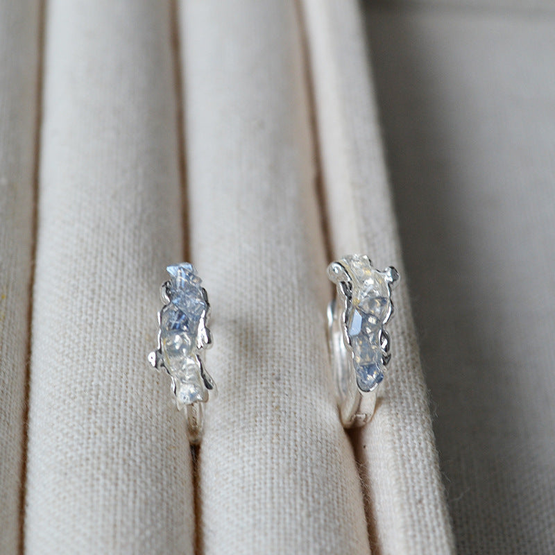 Delicate Artisan Silver Earring