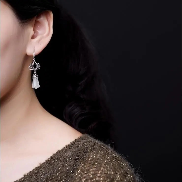 Delicate Artisan Silver Earring