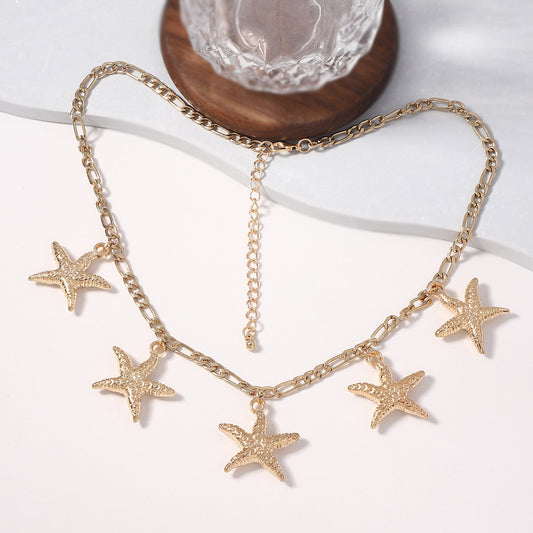 Vintage Handmade Gold Necklace